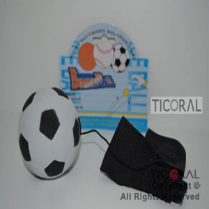 PELOTA RETORNO FUTBOL C/ELASTICO 7CM DIAM HS5897-2 x 1